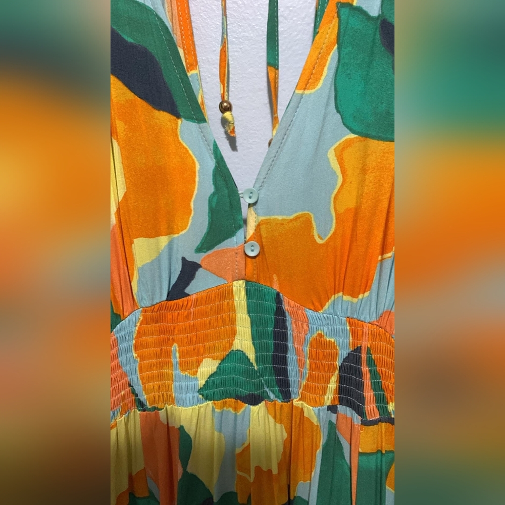 Abel The Label Colorful Floral Maxi Dress - Picture 4 of 6